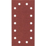 Bosch - Titreşimli Zımpara Kağıdı 10'lu, 115 x 230 mm 80 Kum 14 Delik