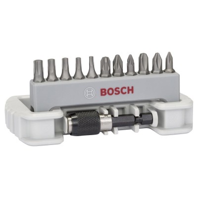 Bosch - 11 Parça ExtraHard Vidalama Ucu Seti + Hızlı Değiştirmeli Tutucu