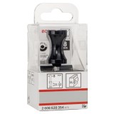 Bosch - Standard Seri Ahşap İçin Çift Oluklu Sert Metal Yassı Çubuk Freze 8*20,6*63,5mm