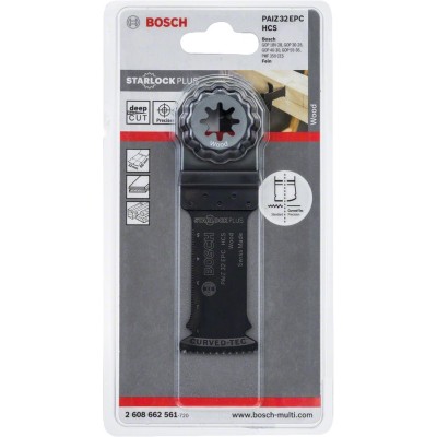 Bosch - Starlock Plus - PAIZ 32 EPC - HCS Ahşap İçin Daldırmalı Testere Bıçağı 1'li