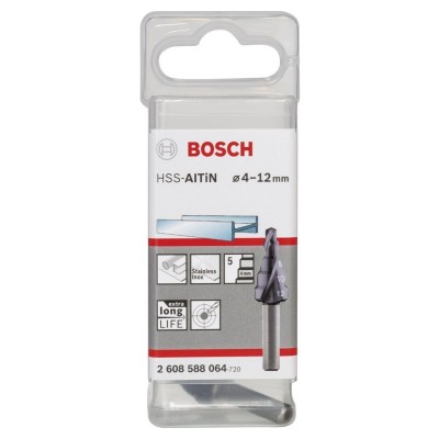 Bosch - HSS-AlTiN 5 Kademeli Matkap Ucu 4-12 mm