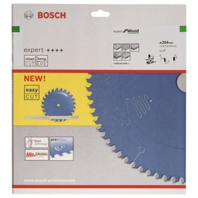 Bosch - Expert Serisi Ahşap için Daire Testere Bıçağı 254*30 mm 60 Diş
