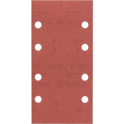 Bosch - Titreşimli Zımpara Kağıdı 10'lu, 93 x 185 mm 180 Kum 8 Delik