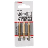Bosch - Max Grip Serisi Vidalama Ucu PH2*49 mm 3'lü