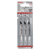 Bosch - Temiz Kesim Serisi Sert Ahşap İçin T 101 AIF Dekupaj Testeresi Bıçağı - 3'Lü Paket