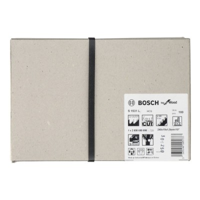 Bosch - Top Serisi Ahşap için Panter Testere Bıçağı S 1531 L - 100'lü