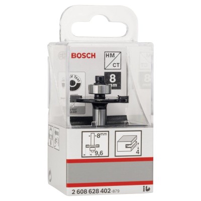 Bosch - Standard Seri Ahşap İçin Çift Oluklu, Sert Metal Bilya Yataklı Diskli Kanal Frezesi 8*32*4*51 mm