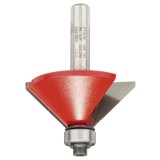 Bosch - Expert Serisi Ahşap İçin Çift Oluklu, Sert Metal Bilye Yataklı Pah Açma Frezesi 8*15,65*61 mm