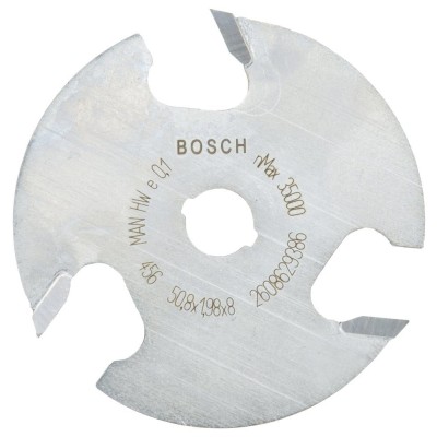 Bosch - Expert Serisi Ahşap İçin Üç Bıçaklı, Sert Metal Diskli Kanal Freze 8*50,8*2 mm