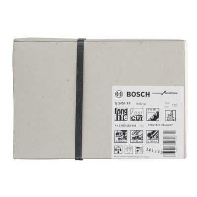 Bosch - Progressor Serisi Ahşap Ve Metal için Panter Testere Bıçağı S 3456 XF - 100'lü