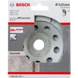 Bosch - Standard Seri Beton İçin Elmas Çanak Disk 115 mm