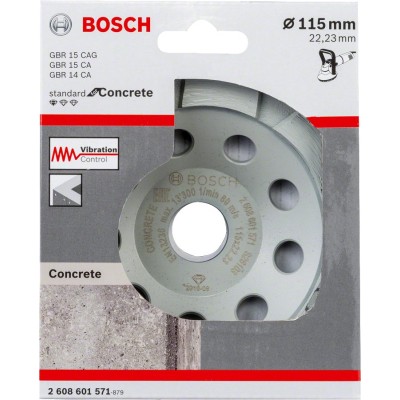 Bosch - Standard Seri Beton İçin Elmas Çanak Disk 115 mm