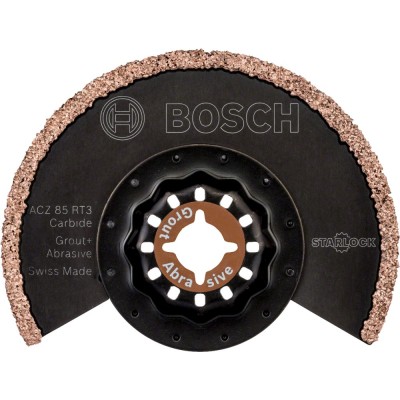 Bosch - Starlock - ACZ 85 RT3 - Carbide RIFF Zımpara Uçlu Segman Testere Bıçağı 30 Kum Kalınlığı 10'lu
