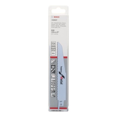 Bosch - Heavy Serisi Metal için Panter Testere Bıçağı S 920 CF - 25'li
