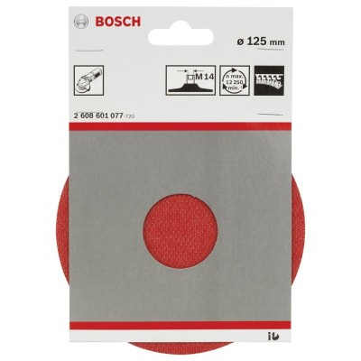 Bosch - 125 mm M14 Kağıt Zımparalar için Taban