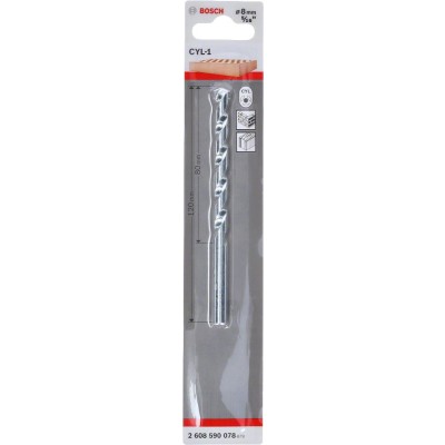 Bosch - cyl-1 Serisi, Beton Matkap Ucu 8*120 mm