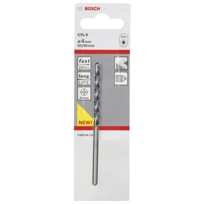 Bosch - cyl-5 Serisi, Blue Granite Turbo Beton Matkap Ucu, 4*90 mm