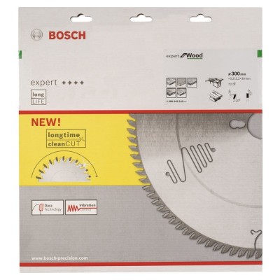 Bosch - Expert Serisi Ahşap için Daire Testere Bıçağı 300*30 mm 72 Diş