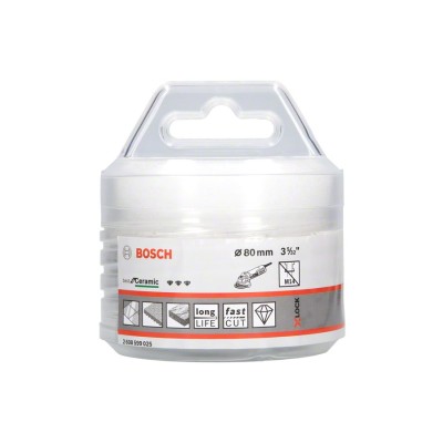 Bosch - X-LOCK - Best Serisi, Taşlama İçin Seramik Kuru Elmas Delici 80*35 mm