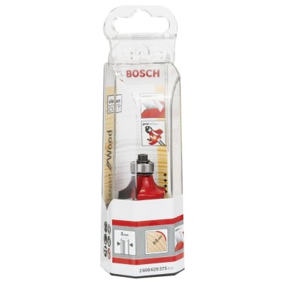 Bosch - Expert Serisi Ahşap İçin Çift Oluklu, Sert Metal Bilye Yataklı Yuvarlama Frezesi 8*8*55mm