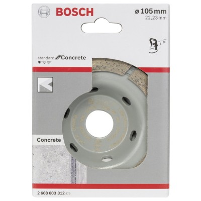 Bosch - Standard Seri Beton İçin Elmas Çanak Disk 105 mm