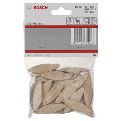 Bosch - Yassı Dübel GR 0 45*15*4 mm 50'li