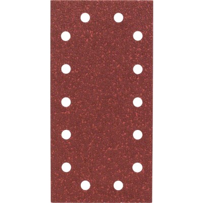 Bosch - Titreşimli Zımpara Kağıdı 10'lu, 115 x 230 mm 40 Kum 14 Delik