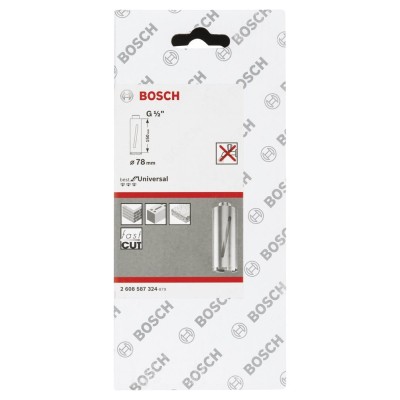 Bosch - Best Serisi G 1/2'' Girişli Kuru Karot Ucu 78*150 mm