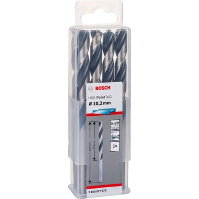 Bosch - HSS-PointeQ Metal Matkap Ucu 10,2 mm 5'li