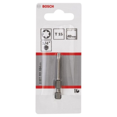 Bosch - Extra Hard Serisi Vidalama Ucu T15*49 mm 1'li