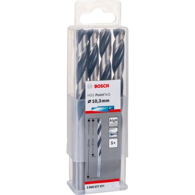Bosch - HSS-PointeQ Metal Matkap Ucu 10,3 mm 5'li