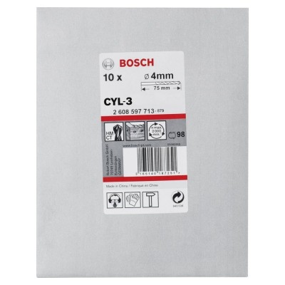 Bosch - cyl-3 Serisi, Beton Matkap Ucu 4*75 mm 10'lu Paket