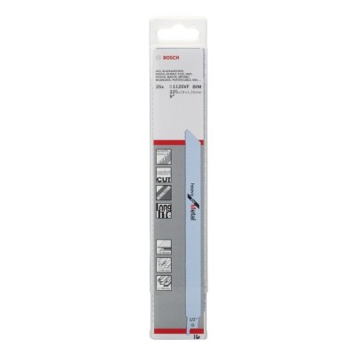 Bosch - Heavy Serisi Metal için Panter Testere Bıçağı S 1125 VF - 25'li