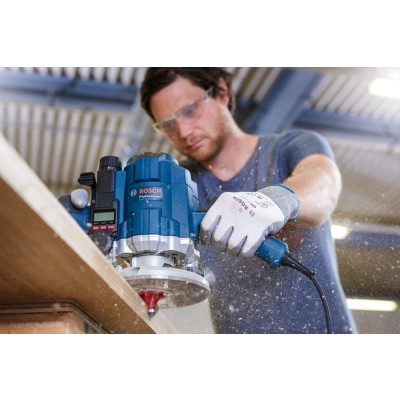 Bosch - Expert Serisi Ahşap İçin Çift Oluklu, Sert Metal Düz Freze Ucu 12*10*76 mm