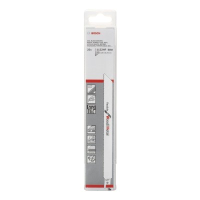 Bosch - Flexible Serisi Ahşap Ve Metal için Panter Testere Bıçağı S 1122 HF - 25'li