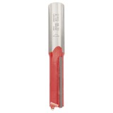 Bosch - Expert Serisi Ahşap İçin Çift Oluklu, Sert Metal Düz Freze Ucu 12*12*80 mm