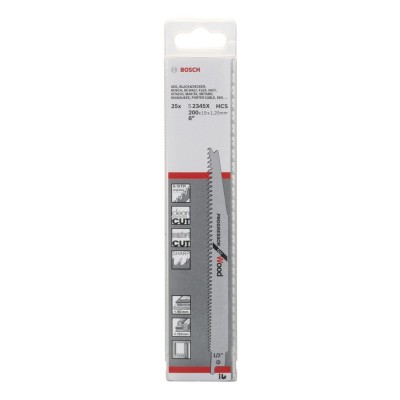 Bosch - Progressor Serisi Ahşap için Panter Testere Bıçağı S 2345 X - 25'li