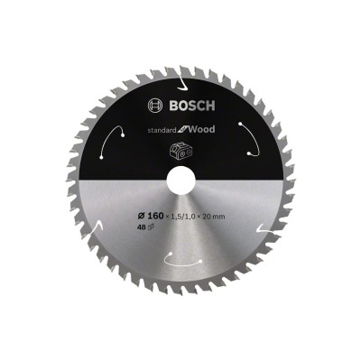 Bosch - Standard for Serisi Ahşap için Akülü Daire Testere Bıçağı 160*20 mm 48 Diş