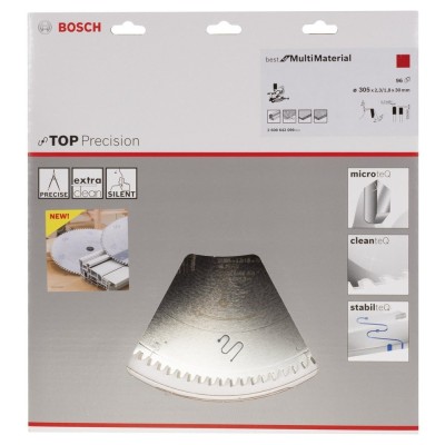 Bosch - Best Serisi Hassas Kesim Çoklu Malzeme için Daire Testere Bıçağı 305*30 mm 96 Diş
