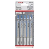 Bosch - Ekonomik Seri Metal İçin T 318 A Dekupaj Testeresi Bıçağı - 5'Li Paket