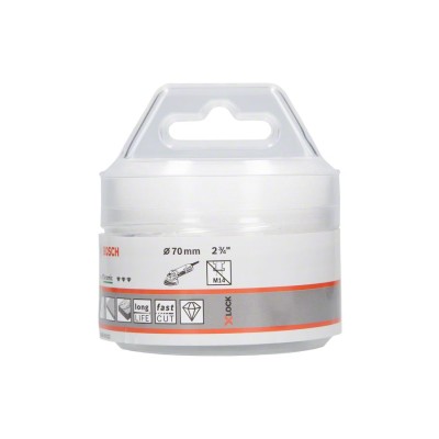 Bosch - X-LOCK - Best Serisi, Taşlama İçin Seramik Kuru Elmas Delici 70*35 mm