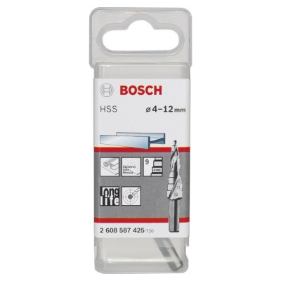 Bosch - HSS 9 Kademeli Matkap Ucu 4-12 mm