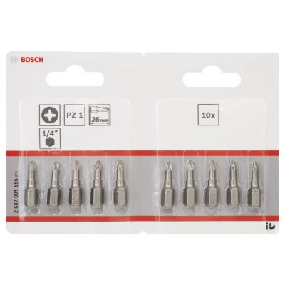 Bosch - Extra Hard Serisi Vidalama Ucu PZ 1*25 mm 10'lu