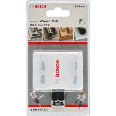 Bosch - Yeni Progressor Serisi Ahşap ve Metal için Delik Açma Testeresi (Panç) 54 mm