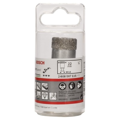 Bosch - Best Serisi, Taşlama İçin Seramik Kuru Elmas Delici 22*35 mm