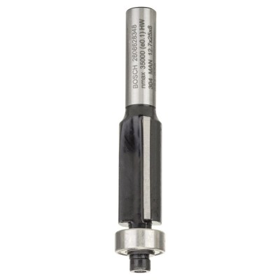 Bosch - Standard Seri Laminant İçin Çift Oluklu, Sert Metal Bilya Yataklı Freze Ucu 8*12,7*68 mm