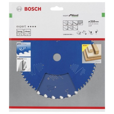 Bosch - Expert Serisi Ahşap için Daire Testere Bıçağı 210*30 mm 30 Diş