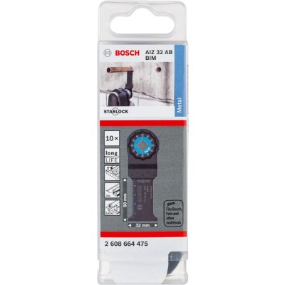 Bosch - Starlock - AIZ 32 AB - BIM Metal İçin Daldırmalı Testere Bıçağı 10'lu