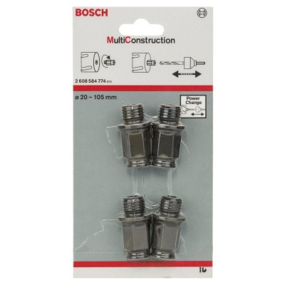 Bosch - Power Change Değiştirme Kiti, Speed Serisi Çok Amaçlı Delik Açma Testeresi (Panç) için 4 Parça