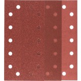 Bosch - Titreşimli Zımpara Kağıdı 10'lu Set, 115 x 230 mm 60/120/180 Kum 14 Delik